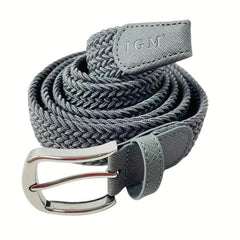 Elastic Large Size Men's Casual Canvas Woven Belt