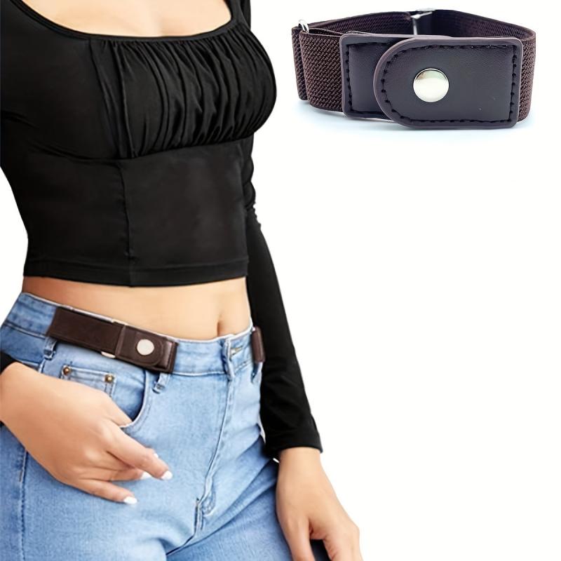 Elastic No Buckle Belts Unisex Adjustable No Show Belts
