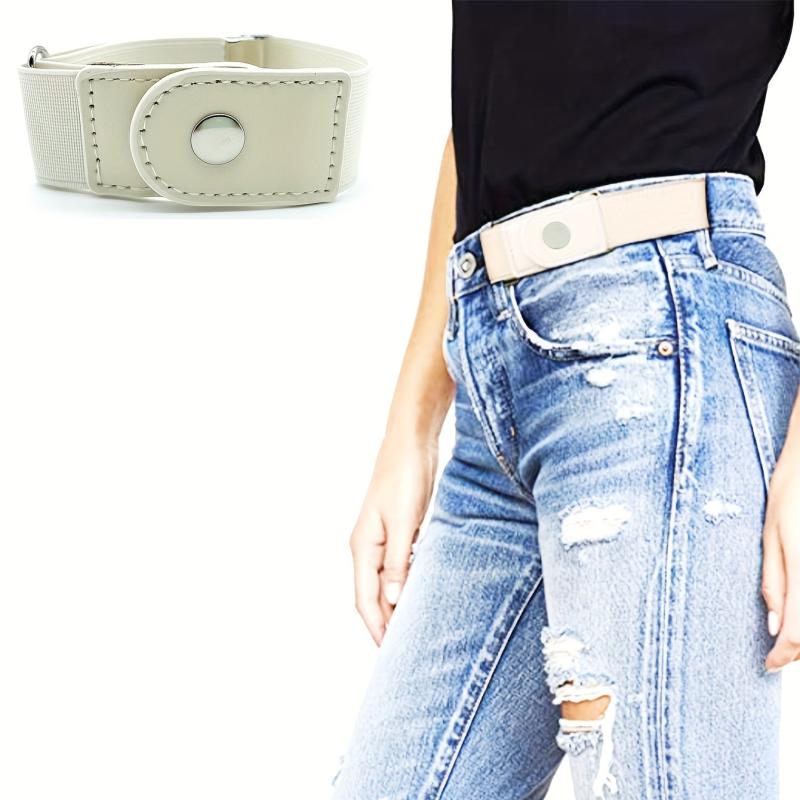 Elastic No Buckle Belts Unisex Adjustable No Show Belts