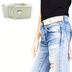Elastic No Buckle Belts Unisex Adjustable No Show Belts