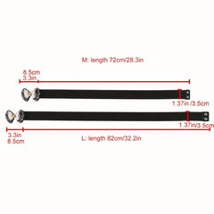 Faux Pearl Bow Buckle Elastic Belt Decorative Girdle