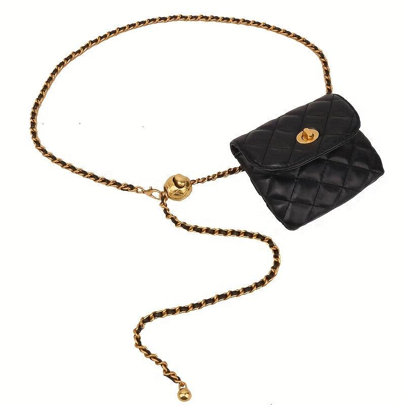 Waist Fanny Pack Chain Bag Purse Travel Jewelry Accessories