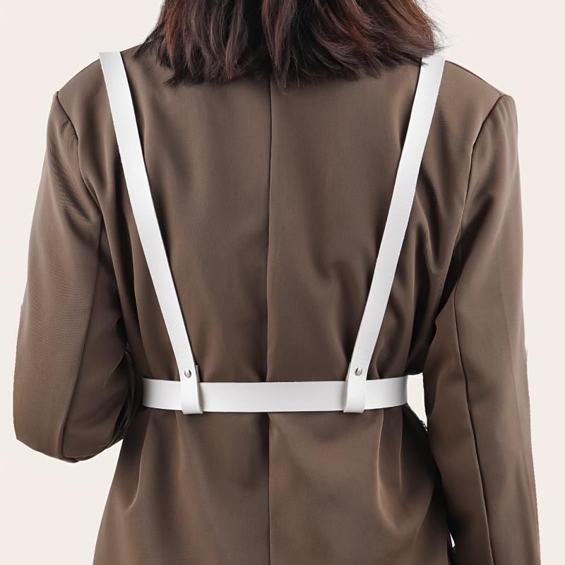 PU Leather Harness Belt Gothic Body Belt for Party Costume Accessories