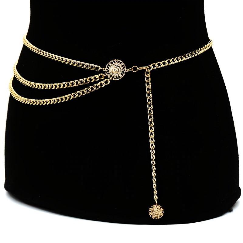 Golden Tassel Belt Chain For Sunflower Jeans Belts