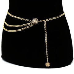 Golden Tassel Belt Chain For Sunflower Jeans Belts