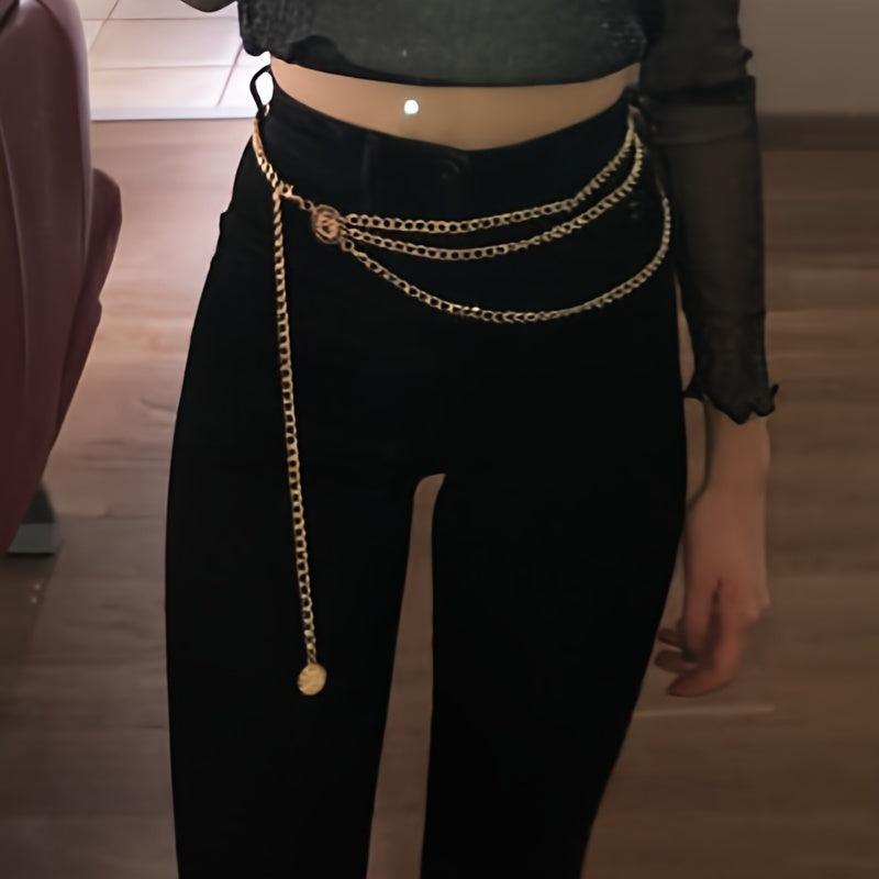 Golden Tassel Belt Chain For Sunflower Jeans Belts