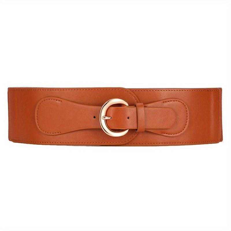 Vintage Elastic Wide Belt for Women Sweater Skirt Girdle Punk Coat