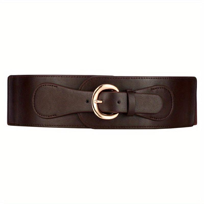 Vintage Elastic Wide Belt for Women Sweater Skirt Girdle Punk Coat