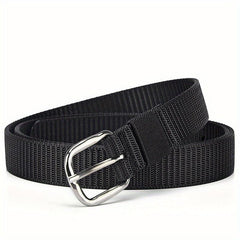 Solid Casual Belt Classic Square Buckle Unisex Sports Belt