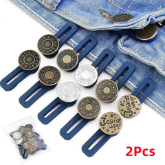 Detachable Jeans Button Pants Extender Clothing DIY Random Style