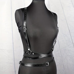  Chest Harness Belt PU Leather Gothic Body Belts