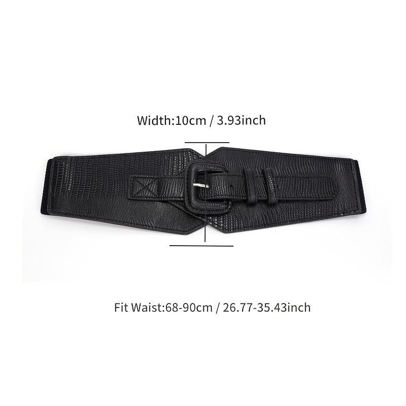 Women's Ultra Wide Belt Ladies Wide Girdle Elastic Waistband
