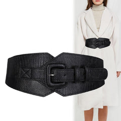 Women's Ultra Wide Belt Ladies Wide Girdle Elastic Waistband