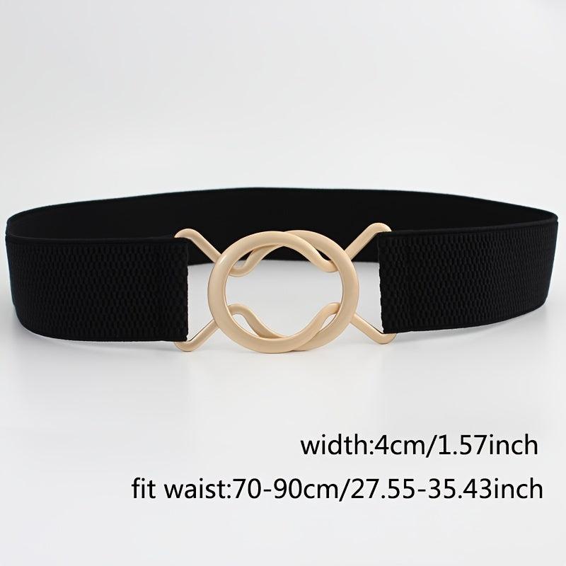 Women Stretchy Skinny Waist Belt Elastic Belt For Jeans Dresses