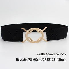 Women Stretchy Skinny Waist Belt Elastic Belt For Jeans Dresses