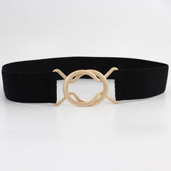 Women Stretchy Skinny Waist Belt Elastic Belt For Jeans Dresses