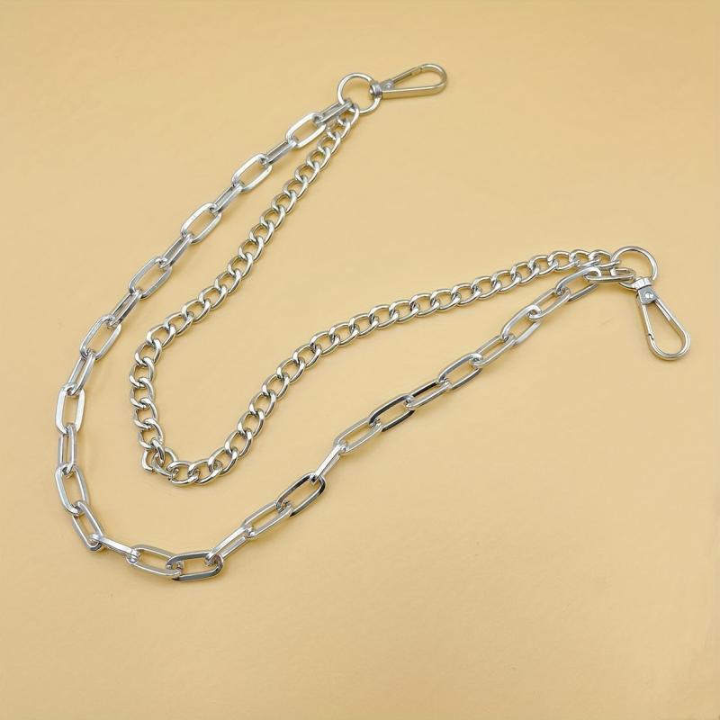 Lobster Clasp Waist Chain Silvery Hip Hop Metal Chain Belt
