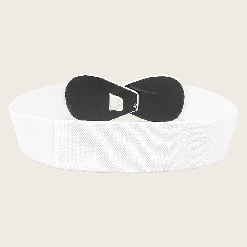 Women's Elastic Waist Cover Belt Stretchy Wide Waistband