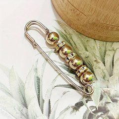 Faux Pearl Brooch Pins Sweater Shawl Clips