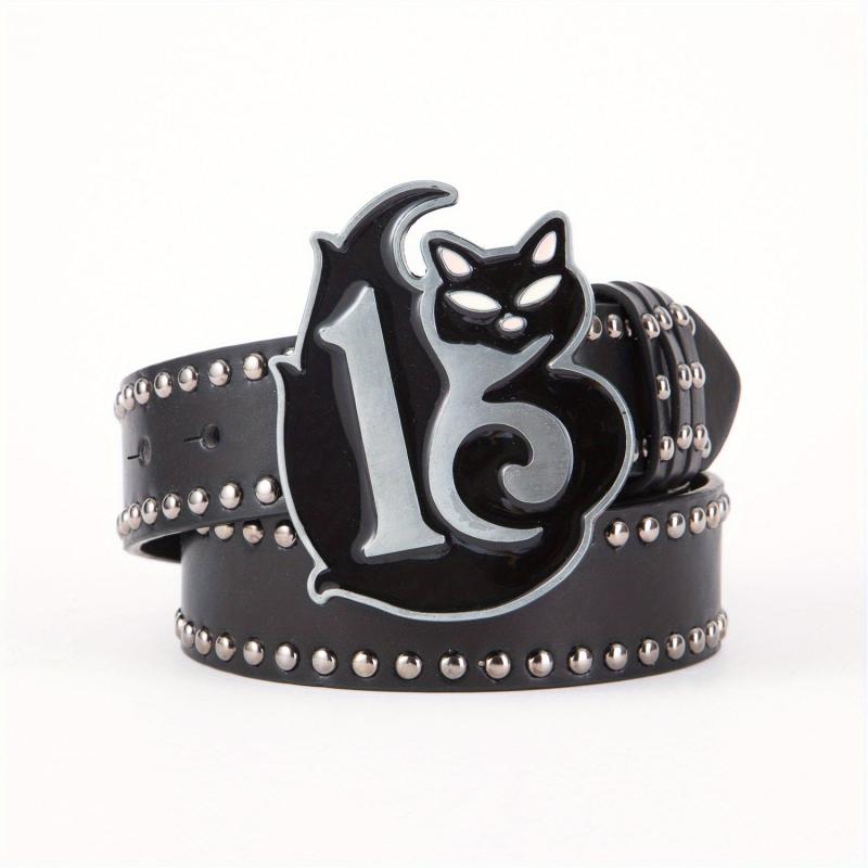 Rock Style Men's Belt Rivet Punk Style Belt