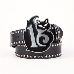 Rock Style Men's Belt Rivet Punk Style Belt