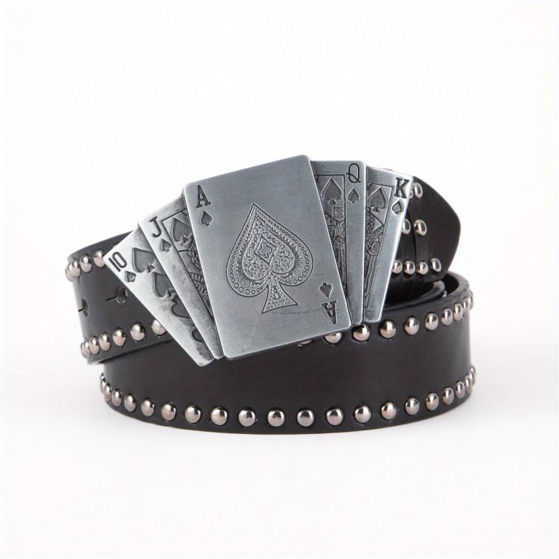 Rock Style Men's Belt Rivet Punk Style Belt