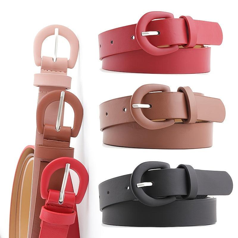 Wide Leather Waist Belt for Women Jeans Trousers