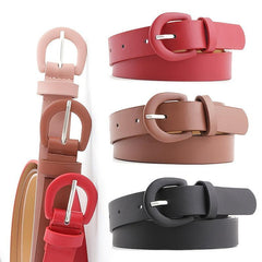 Wide Leather Waist Belt for Women Jeans Trousers