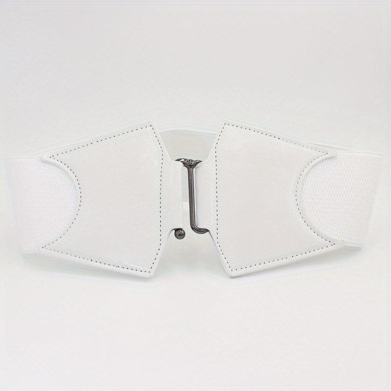 Vintage Wide Elastic Dress Belt Stylish Women Waist Belt Cinch Coat Belts