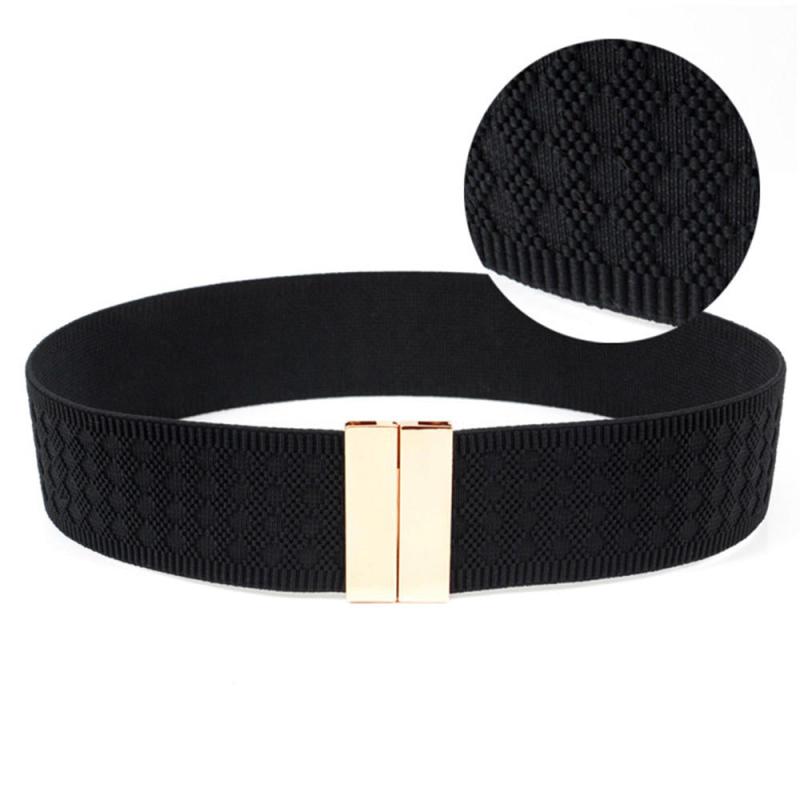 Elastic Belt Metal Vintage Style Belt For Dress Shirt Business Party