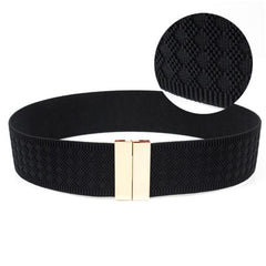 Elastic Belt Metal Vintage Style Belt For Dress Shirt Business Party