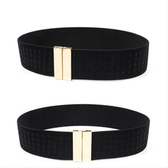 Elastic Belt Metal Vintage Style Belt For Dress Shirt Business Party