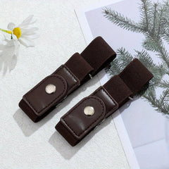No Buckle Elastic Belt Stretch Adjustable Invisible Belt