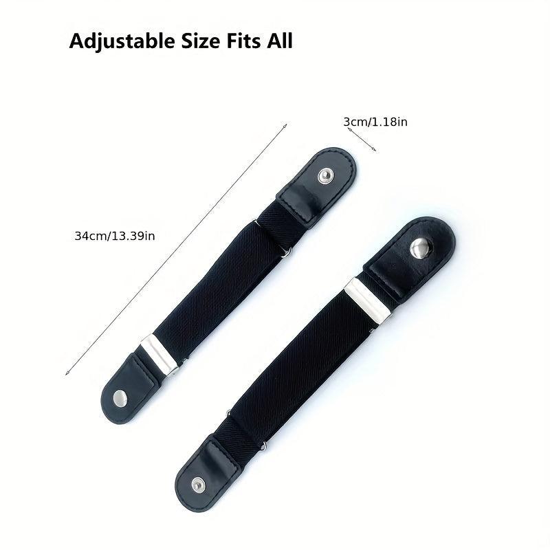 No Buckle Elastic Belt Stretch Adjustable Invisible Belt