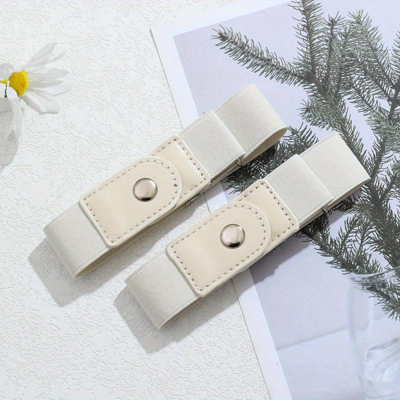 No Buckle Elastic Belt Stretch Adjustable Invisible Belt