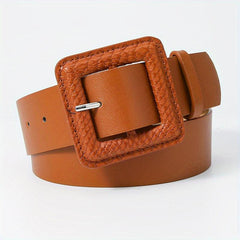 Snake Skin Pattern Buckle Belt Stylish Jeans Pants Dress Belts