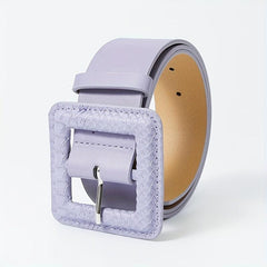 Snake Skin Pattern Buckle Belt Stylish Jeans Pants Dress Belts