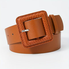 Snake Skin Pattern Buckle Belt Stylish Jeans Pants Dress Belts