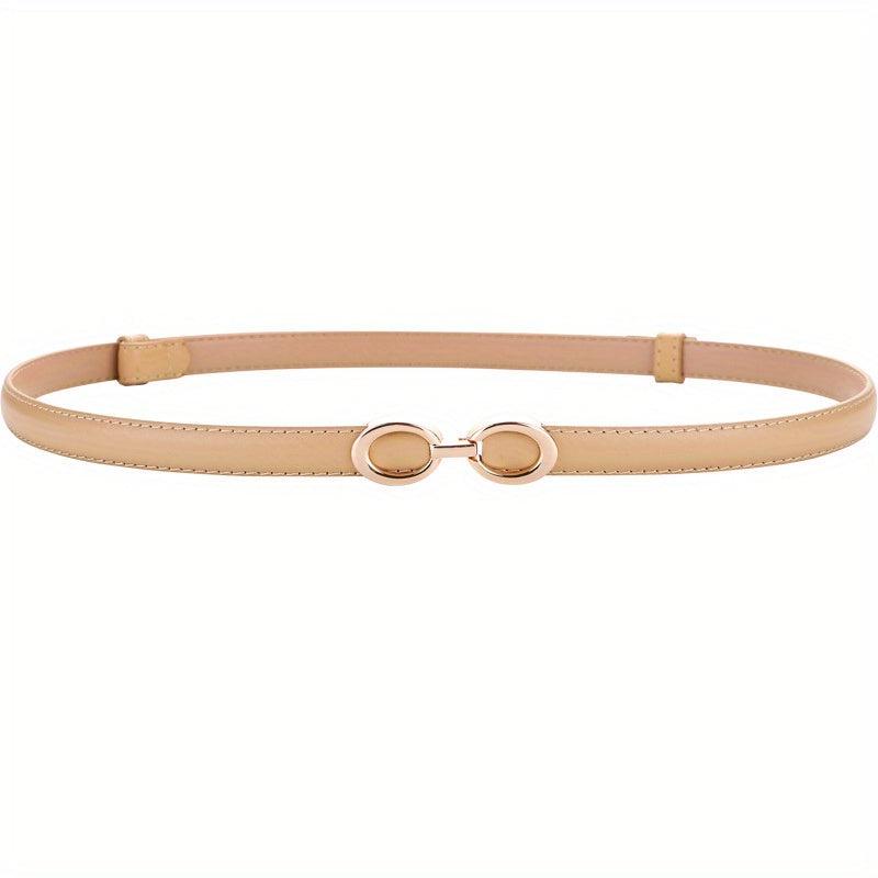 Double Ring Buckle Belt Thin Girdle for Women