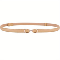Double Ring Buckle Belt Thin Girdle for Women