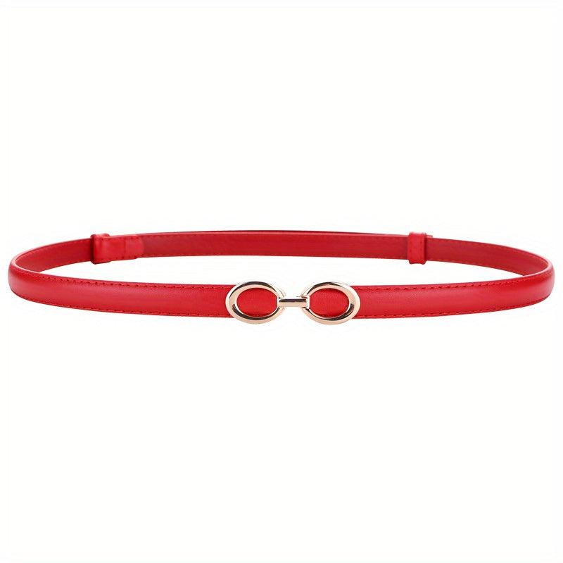 Double Ring Buckle Belt Thin Girdle for Women