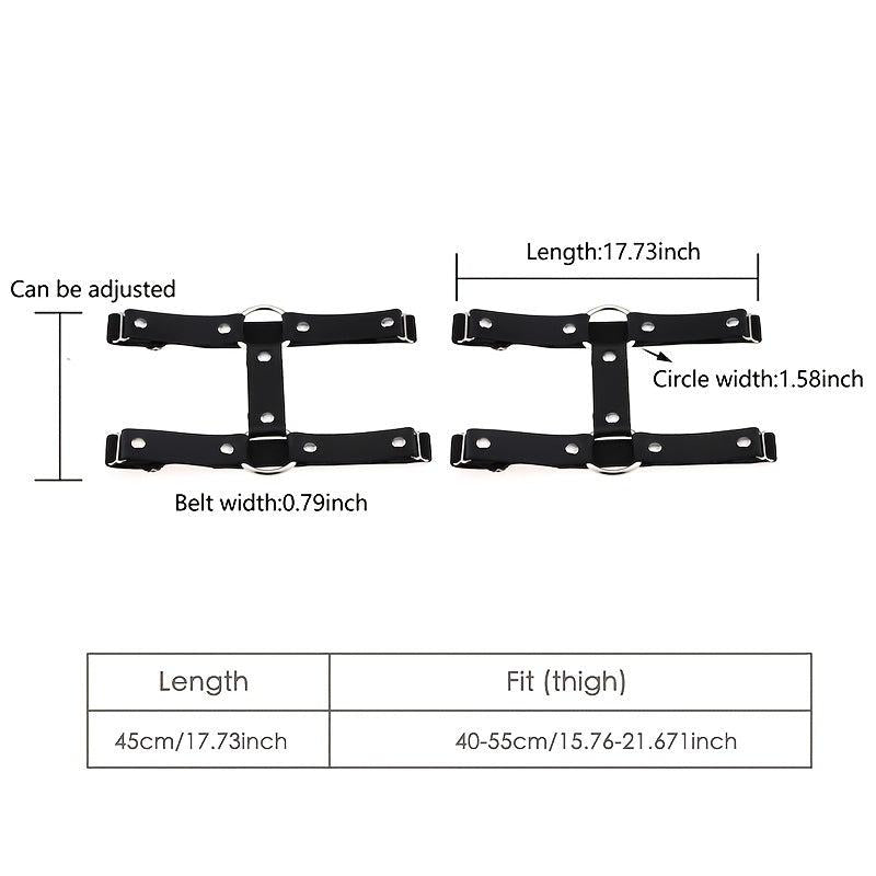 Y2K Style Double Layer Leg Rings