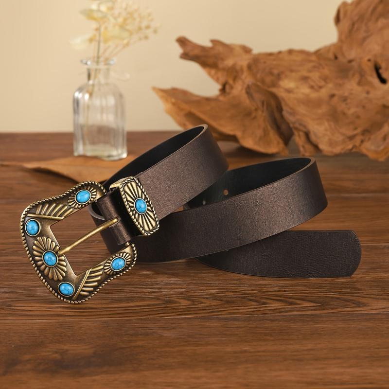 Boho Vintage Belt Women's Western Casual Belt For Jeans Pants