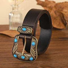 Boho Vintage Belt Women's Western Casual Belt For Jeans Pants
