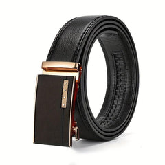 Men's Auto Buckle Belt for Business Father