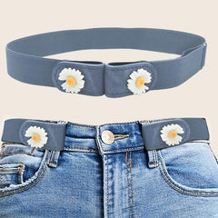 Daisy Decor No Buckle Belt Stretch Women's Belt