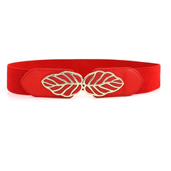 Women's Elastic Leaf Corset Belt For Dresses and Jeans