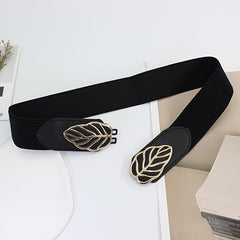 Women's Elastic Leaf Corset Belt For Dresses and Jeans