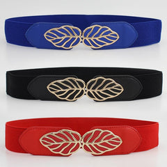 Women's Elastic Leaf Corset Belt For Dresses and Jeans