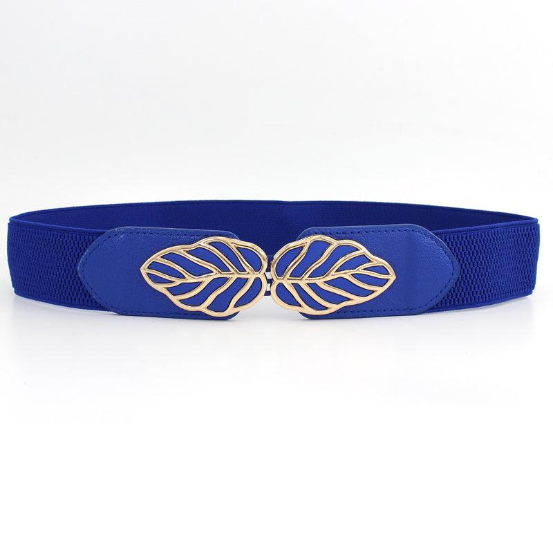Women's Elastic Leaf Corset Belt For Dresses and Jeans